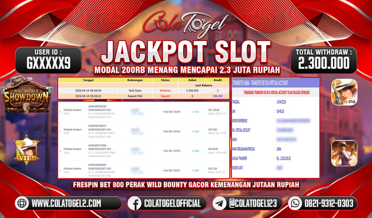 JACKPOT SLOT GACORR!!