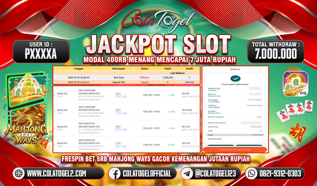 JACKPOT SLOT GACOR!!