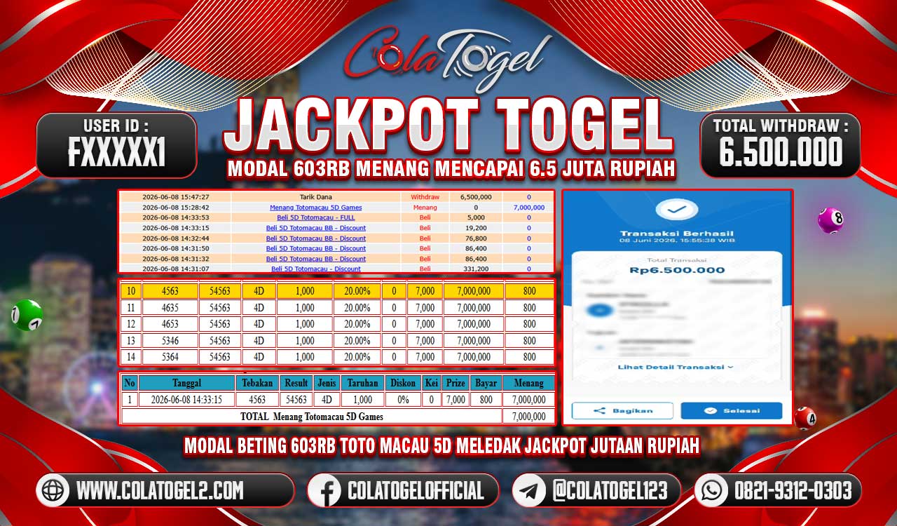 JACKPOT TOGEL GACOR!!