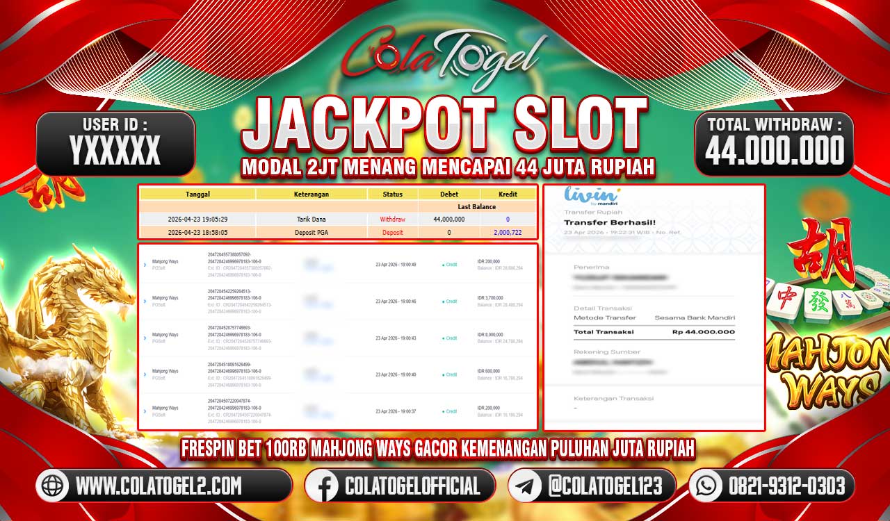 JACKPOT SLOT GACOR!!