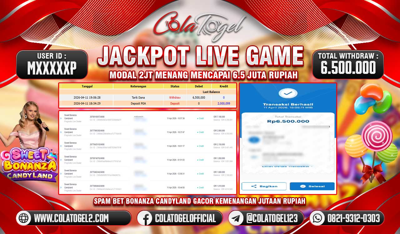 JACKPOT LIVE GAMES GACORR!!