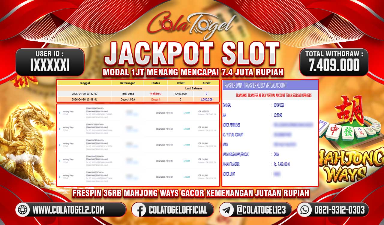 JACKPOT SLOT GACOR!!