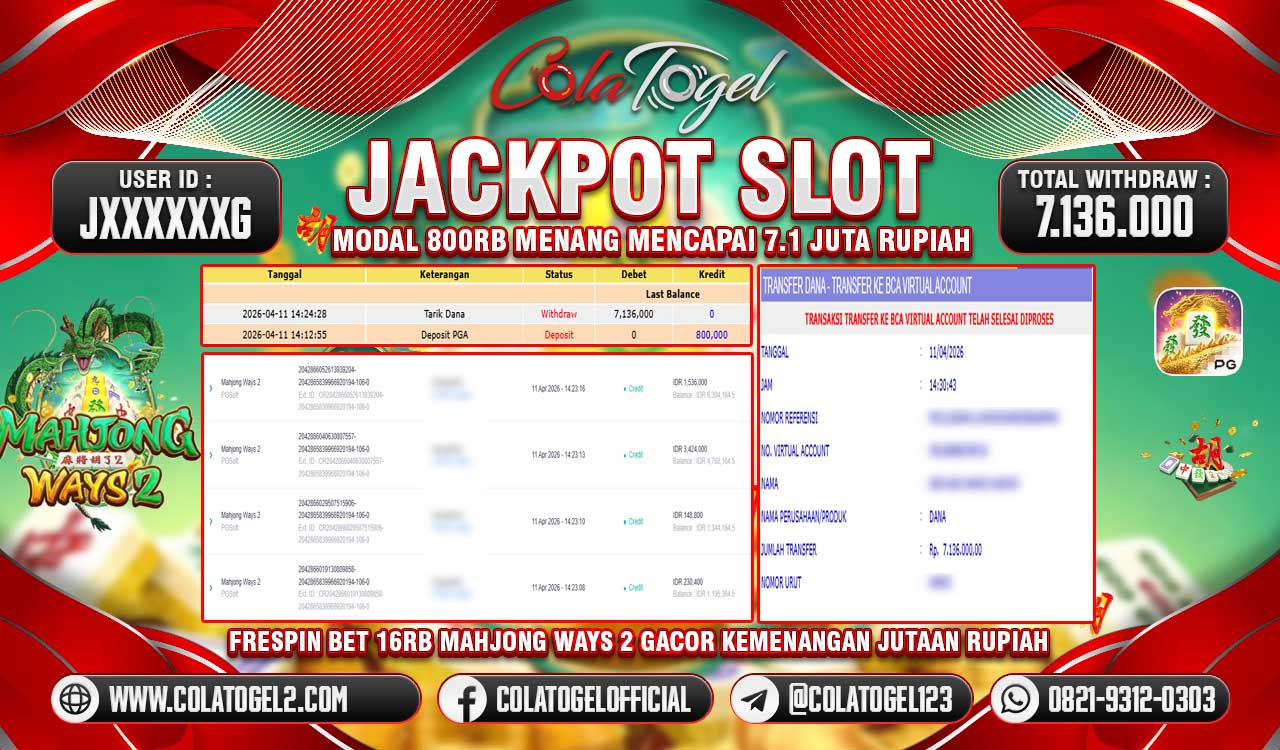 JACKPOT SLOT GACORR!!