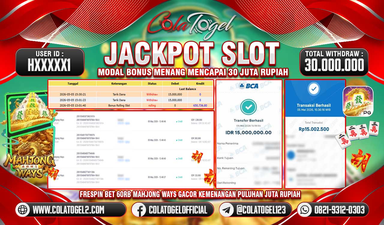 JACKPOT SLOT GACOR!!