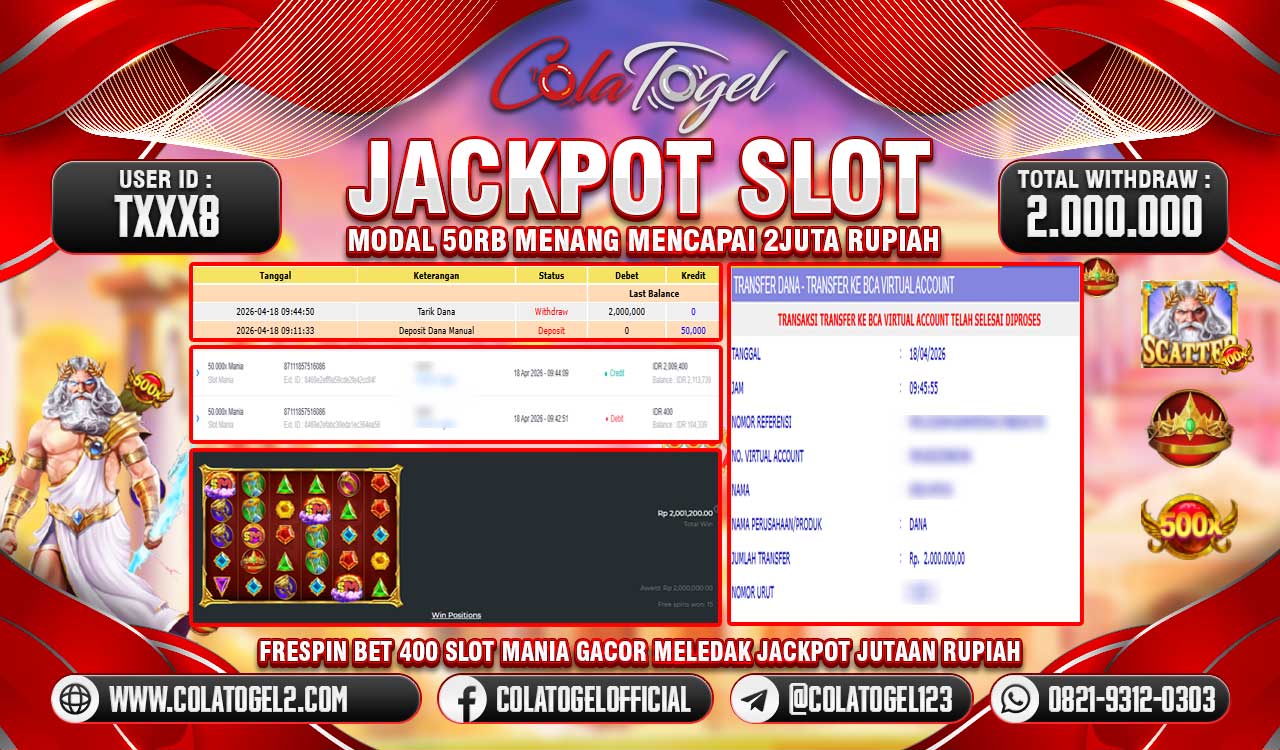 JACKPOT SLOT GACORR!!