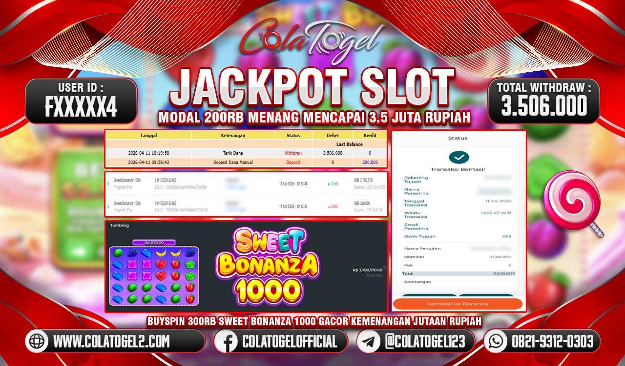 JACKPOT SLOT GACORR!!