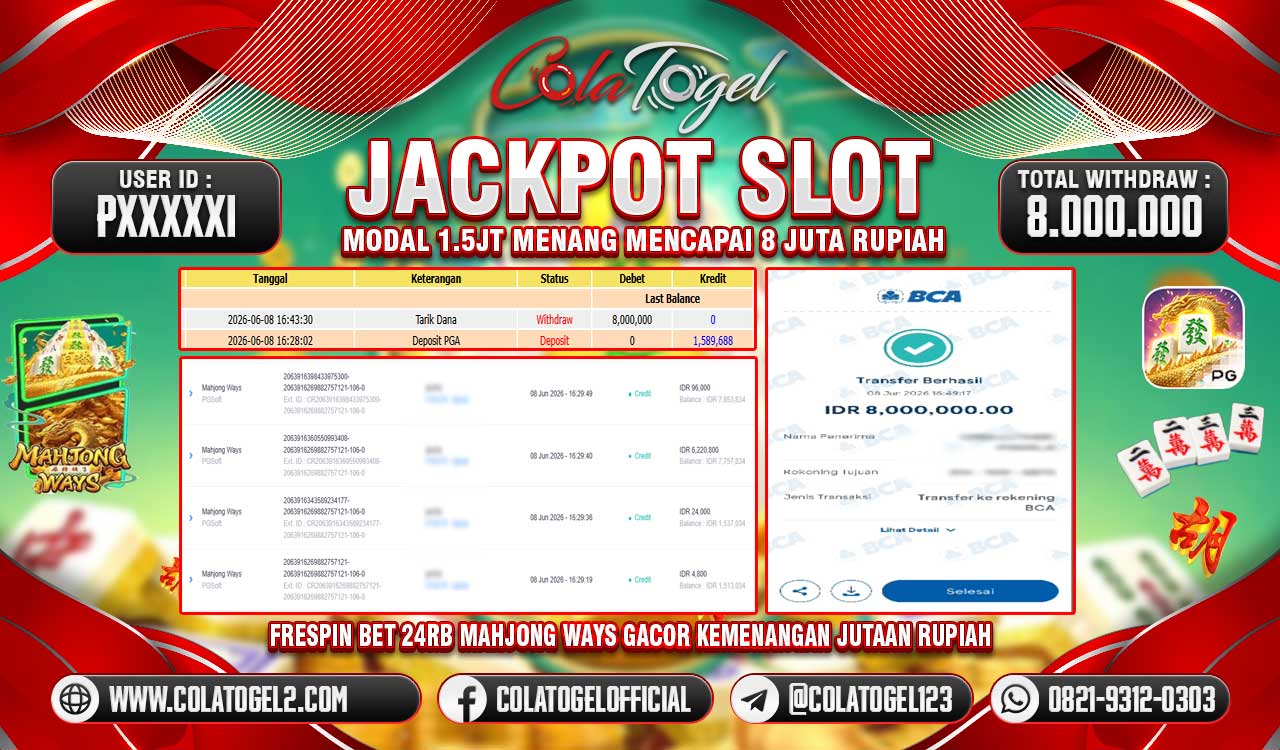 JACKPOT SLOT GACOR!!