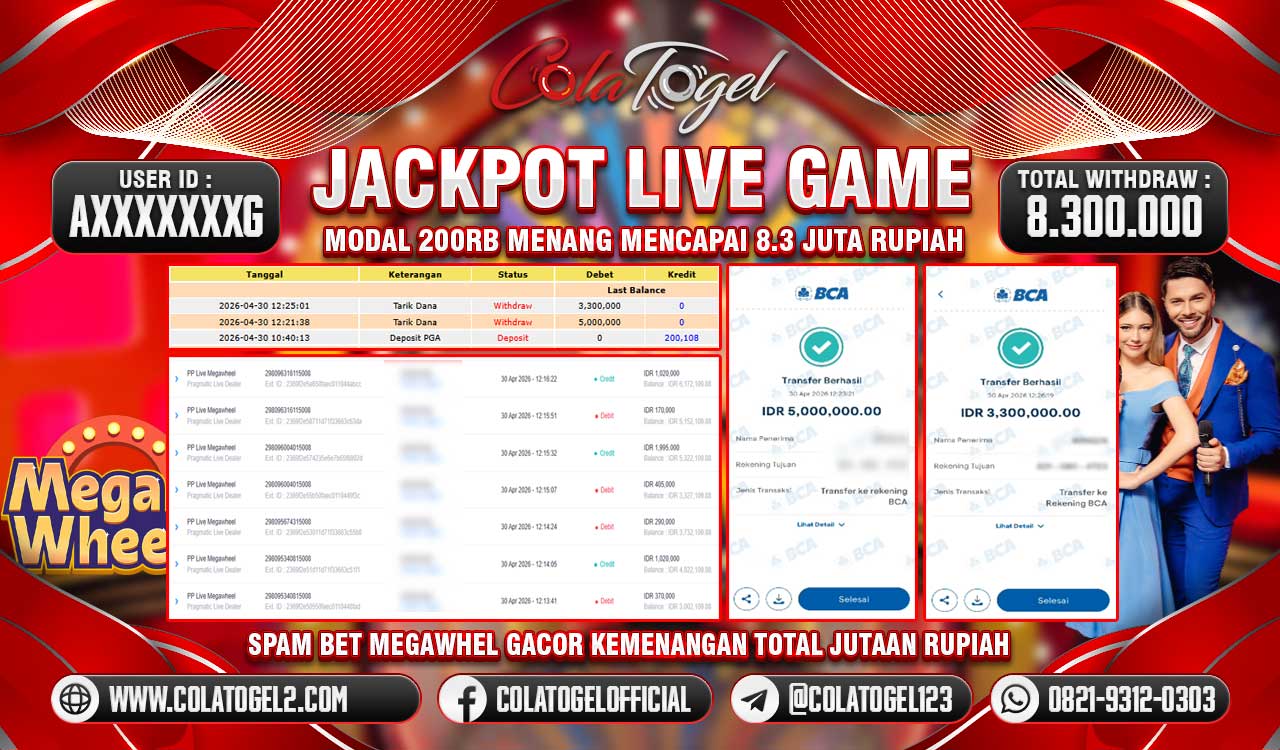 JACKPOT LIVE GAMES GACOR!!