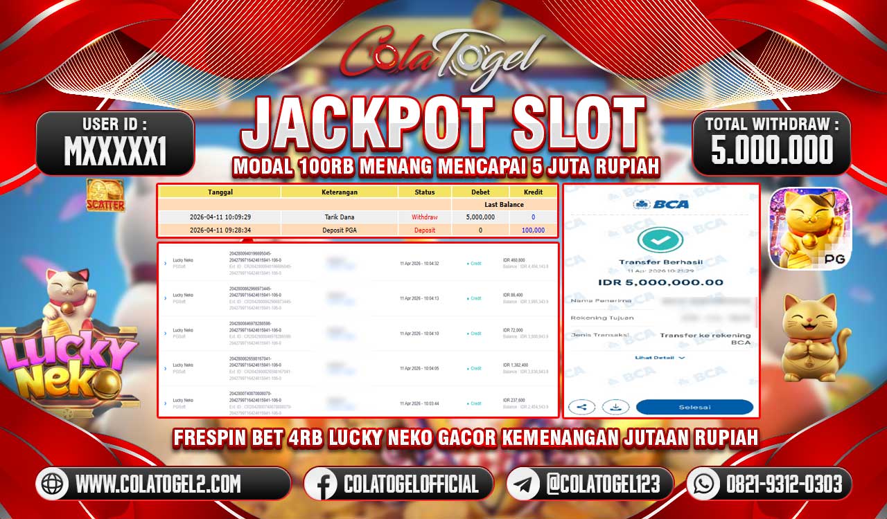 JACKPOT SLOT GACORR!!