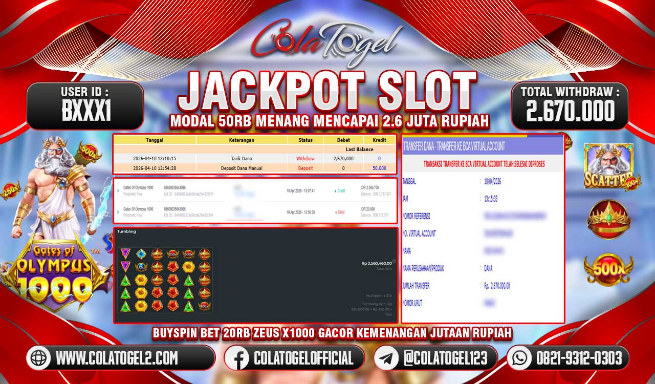 JACKPOT SLOT GACORR!!