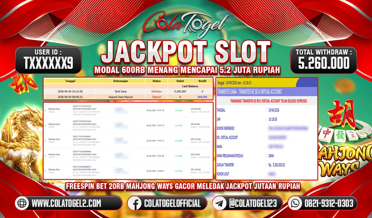 JACKPOT SLOT GACOR!!