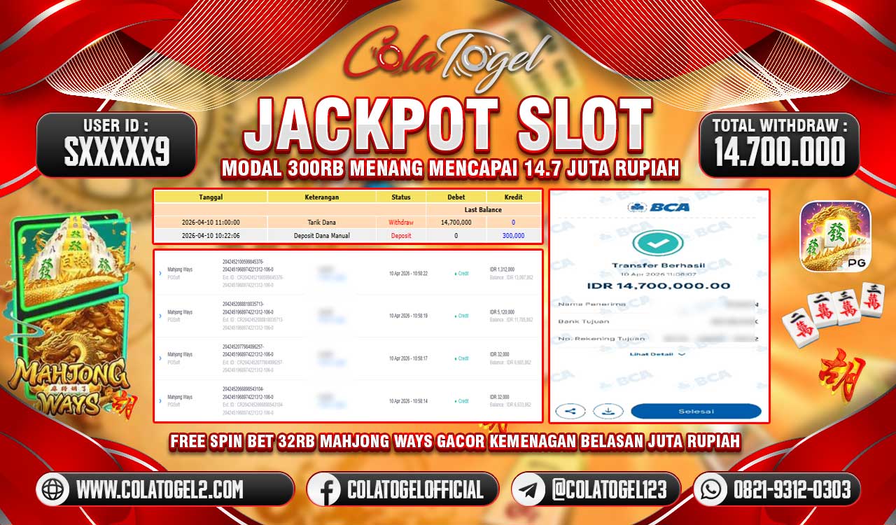 JACKPOT SLOT GACORR!!