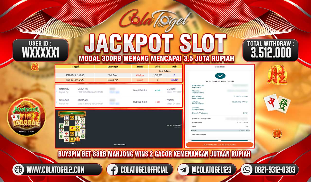 JACKPOT SLOT GACOR!!