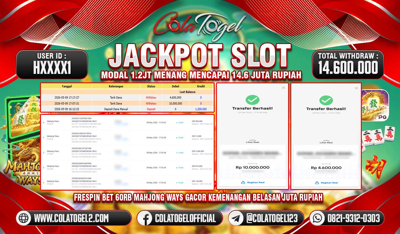 JACKPOT SLOT GACOR!!