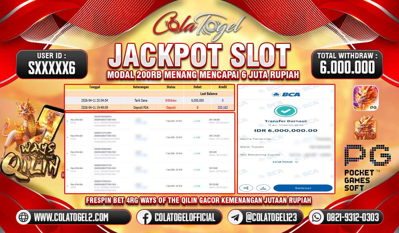 JACKPOT SLOT GACORR!!