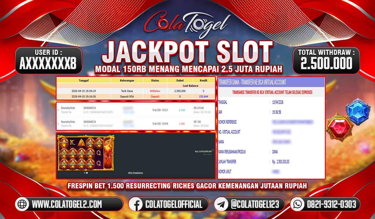 JACKPOT SLOT GACORR!!