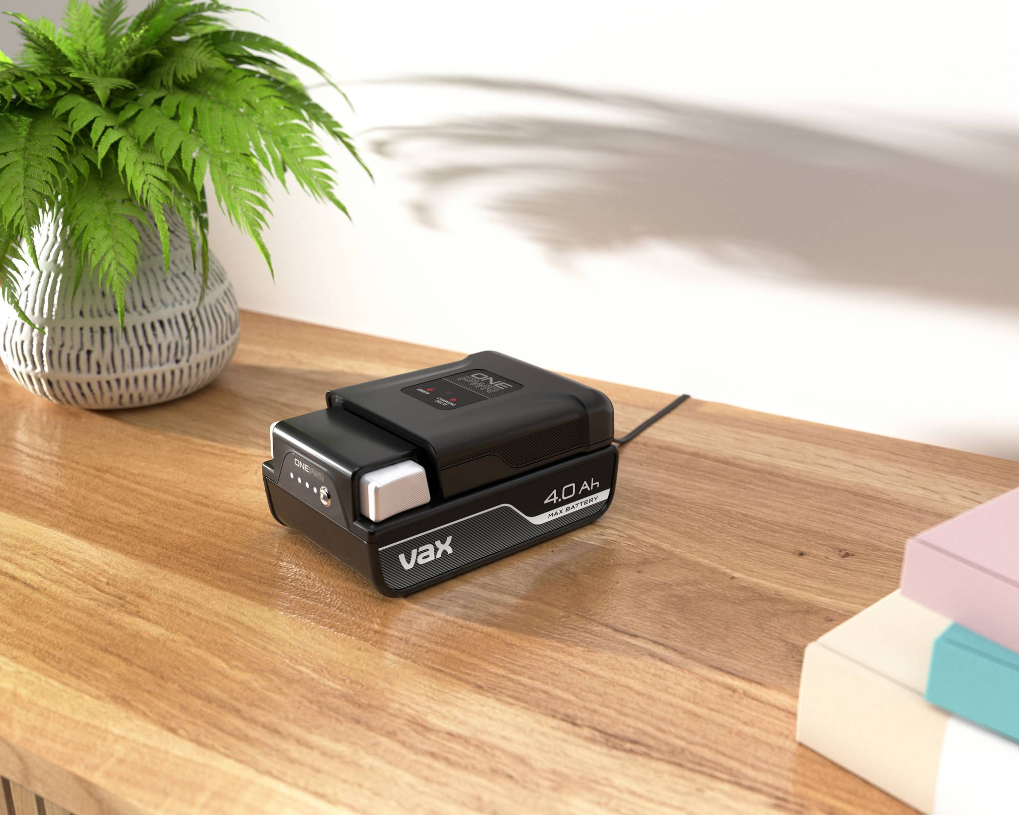 AA - HomePro Web Updates/AAA - New PDP Gallery Content/Cordless Vacuum Cleaners/Pace/GEN2_ONEPWR_Slimline_Charger_Lifestyle_Shot_v1