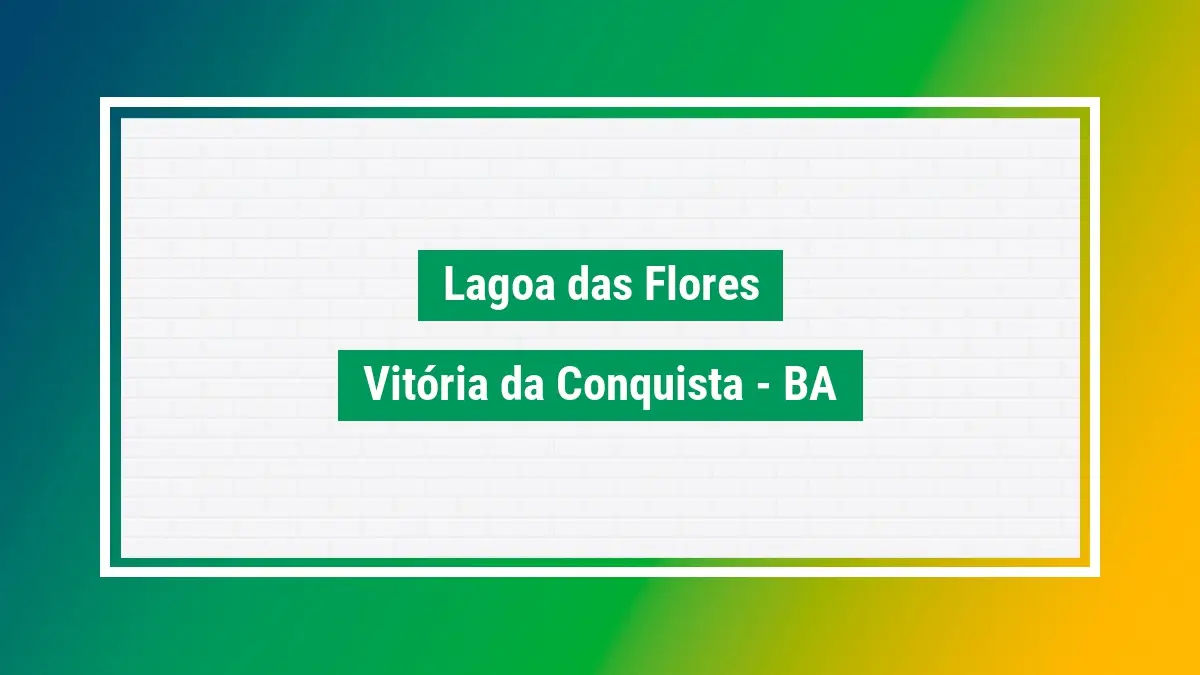 Conquista: mudança nas linhas que atendem usuários de Lagoa das Flores e  proximidades - Blog da Resenha Geral