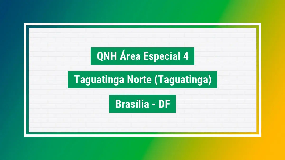 Setor de Oficinas H Norte - Área Especial 4 - Taguatinga