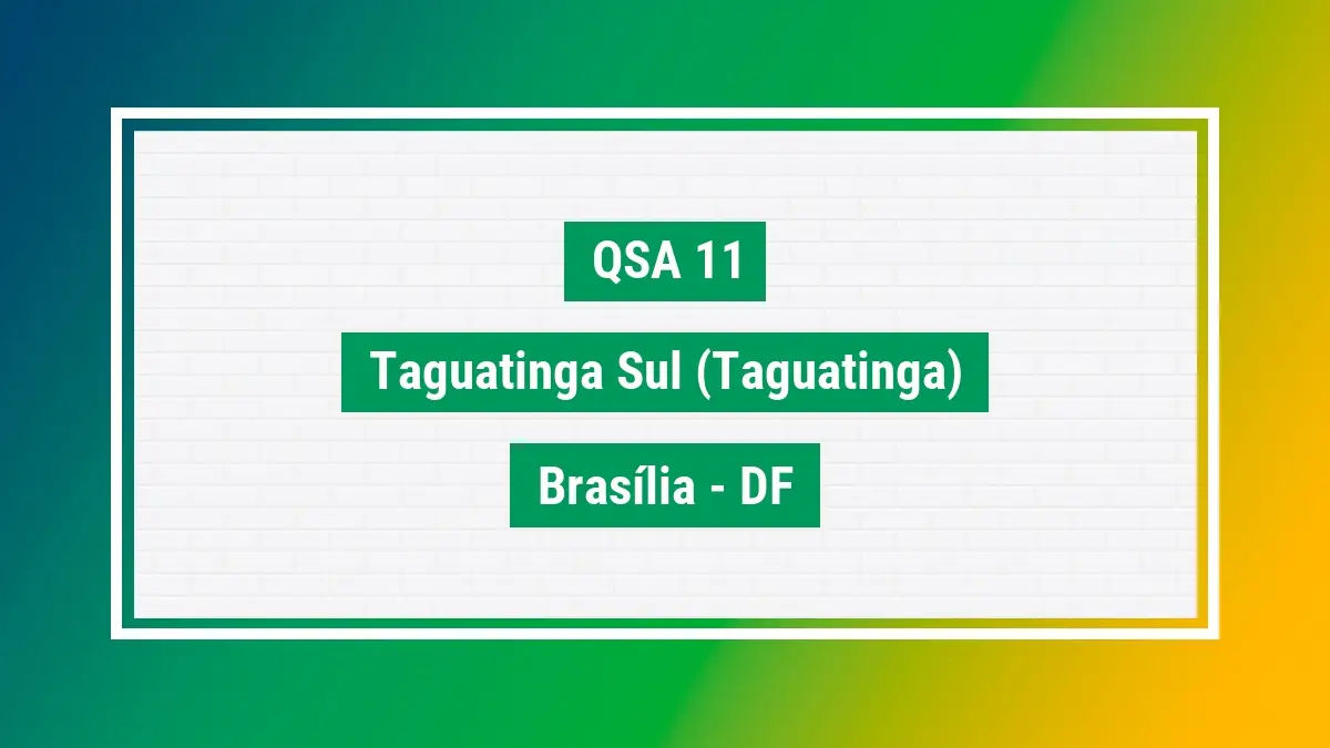 📍Taguatinga Sul, QSA 11, Lote 02 (avenida do alameda shopping) ⏰Terça