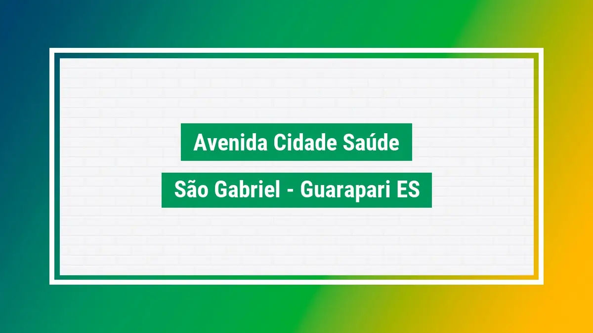 Cidade Saúde Guarapari ES