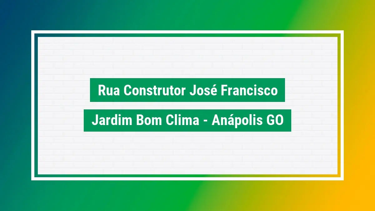 Jose Francisco Construtor