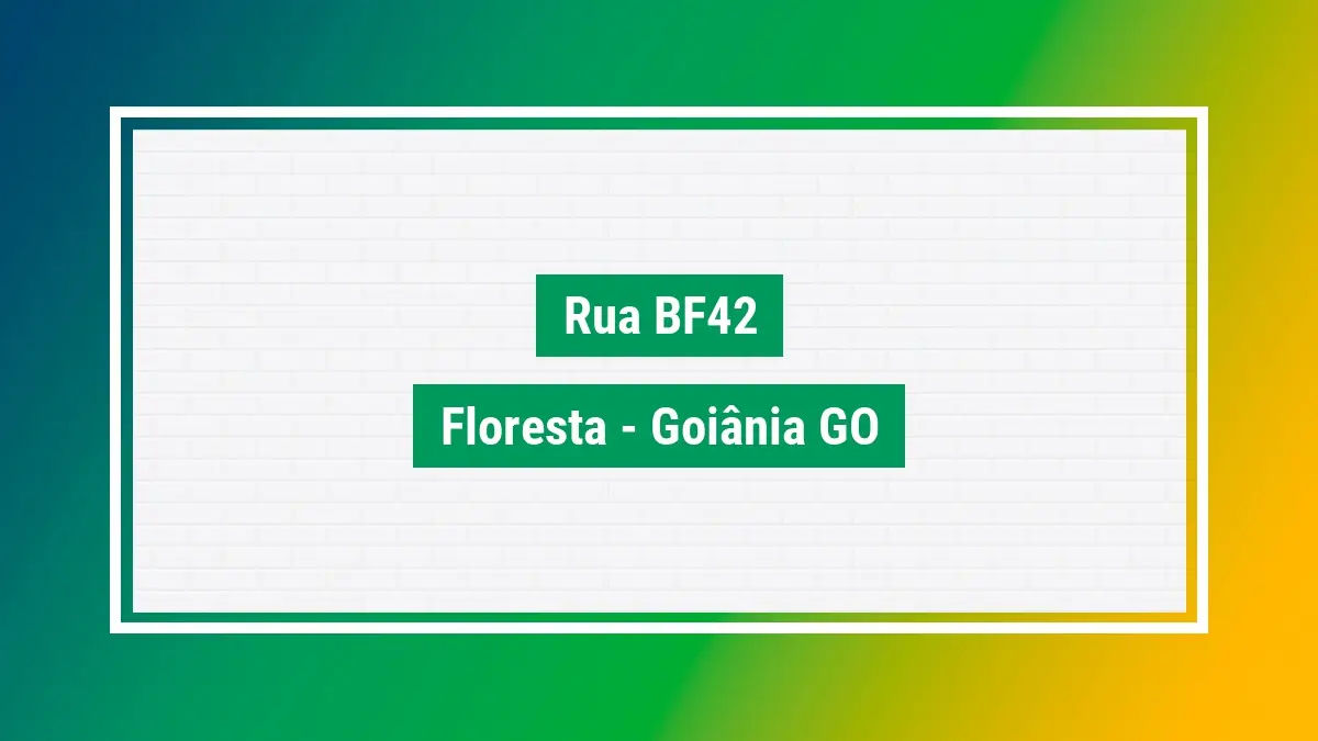Rua bf42 cep rua bf42 consulta endereço por cep 74477130 GO
