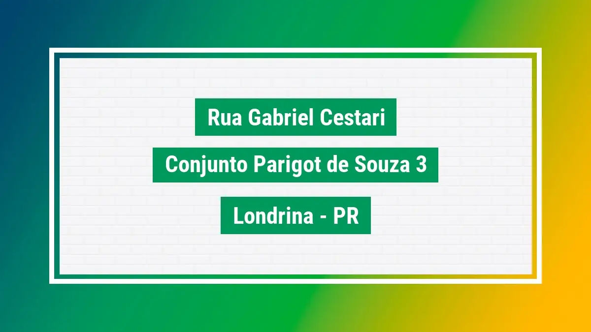 Imóveis na Rua Gabriel Cestari em Londrina