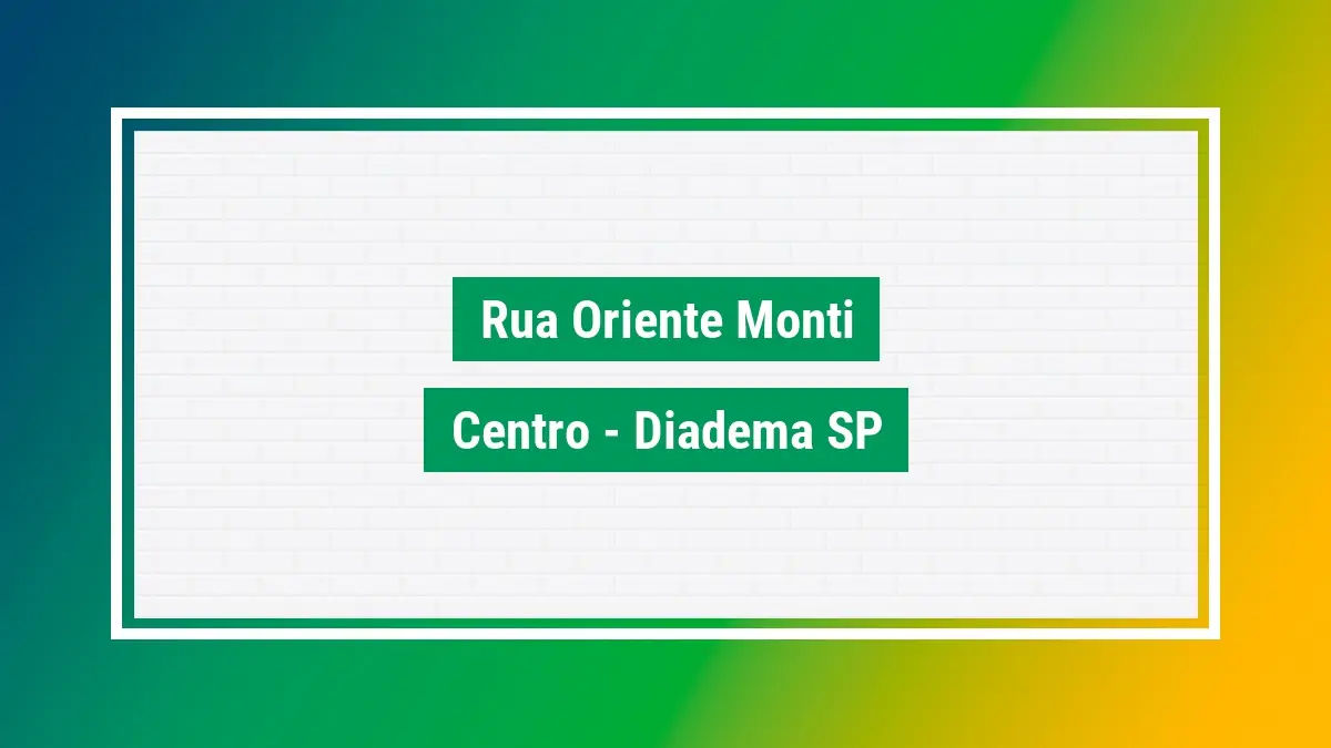 Rua oriente cep rua oriente endereço cep 29162717 ES