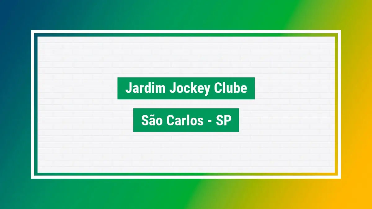 jockey club, são carlos-sp 