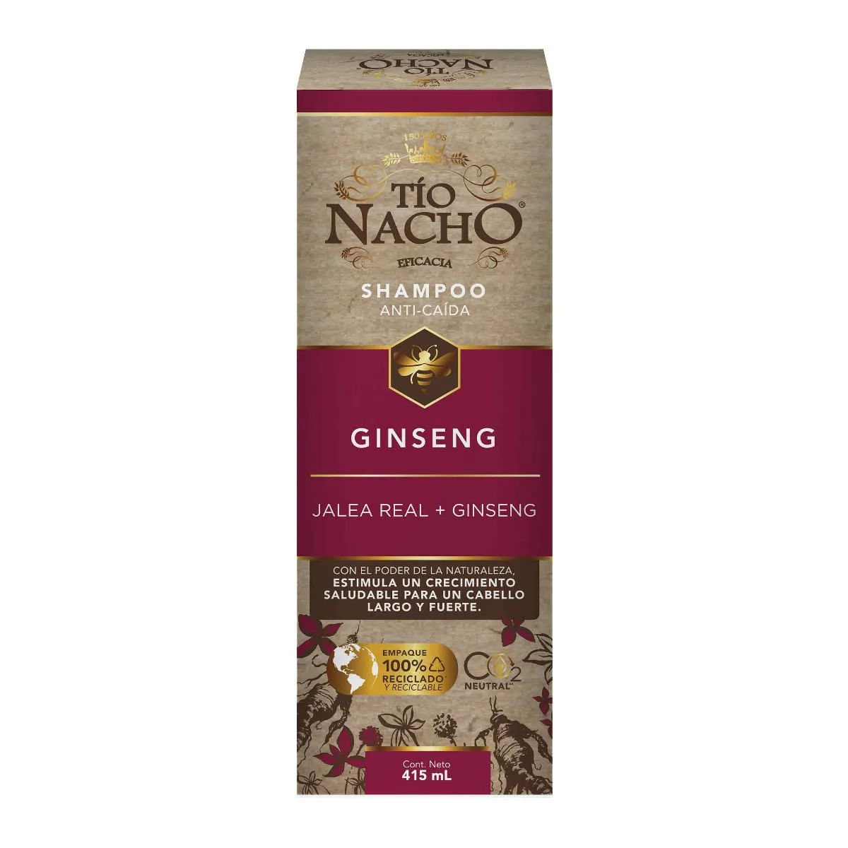Imagen de Tío Nacho Ginseng Champú