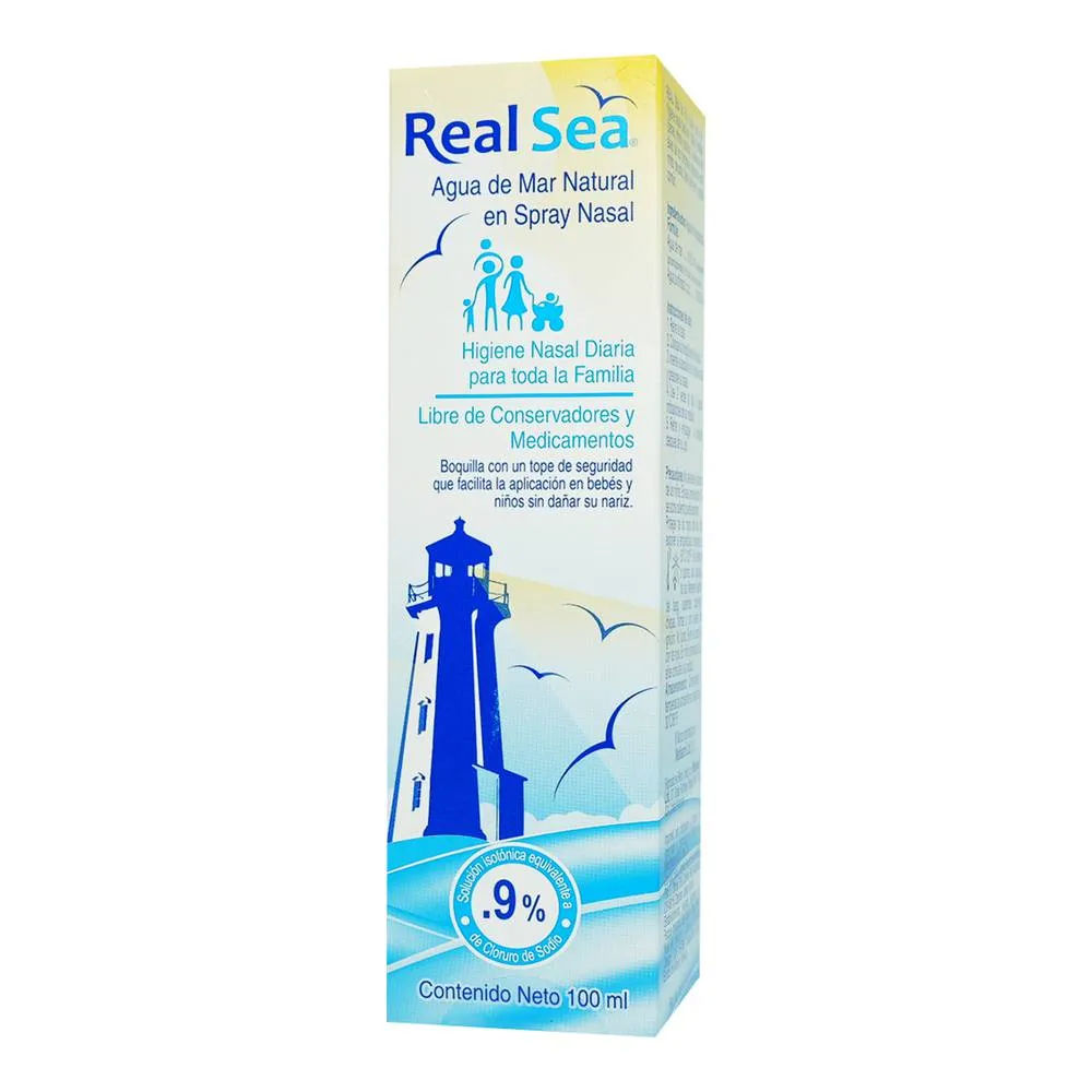 Real Sea Agua de Mar Natural 100 ml Spray Nasal