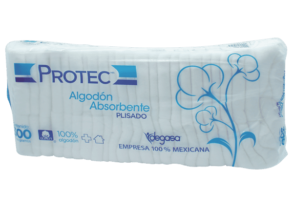 Algodón Absorbente Plisado