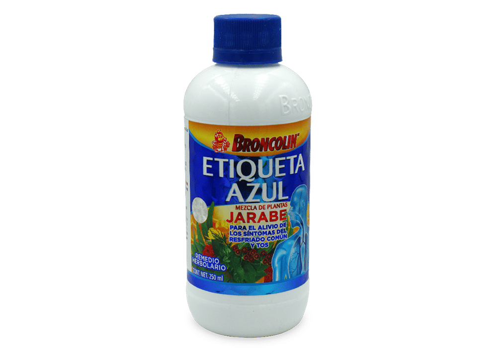 Imagen de Etiqueta Azul Jarabe