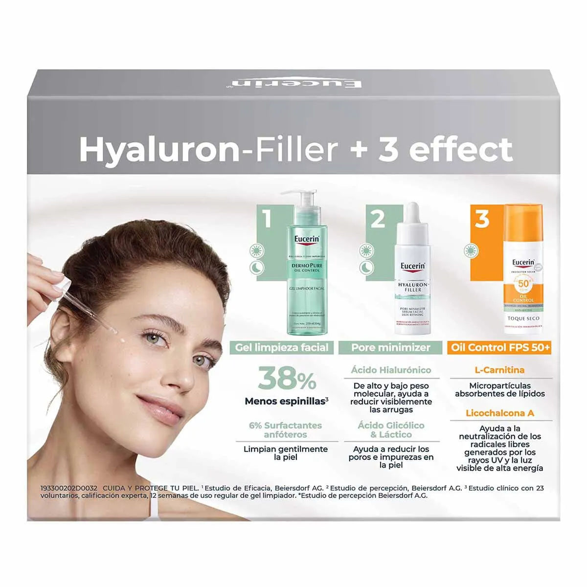 Imagen de Eucerin Kit Rutina para una Piel Más Lisa - Hyaluron Filler y Protectores Solares