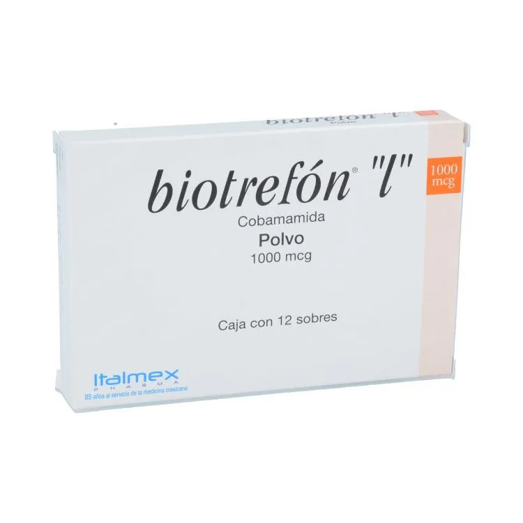 Biotrefon L Cobamamida 1000 mcg Polvo liofilizado