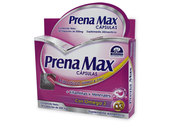 Imagen de Prena Max 500 mg Cápsulas