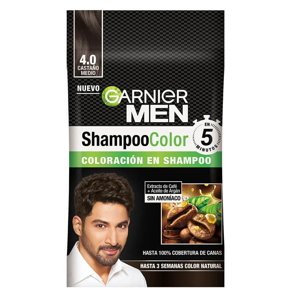 Imagen de Men Color 4.0 Castaño Claro Shampoo