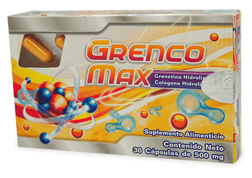 Imagen de Grenco Max Grenetina Hidrolizada 500 mg Cápsula