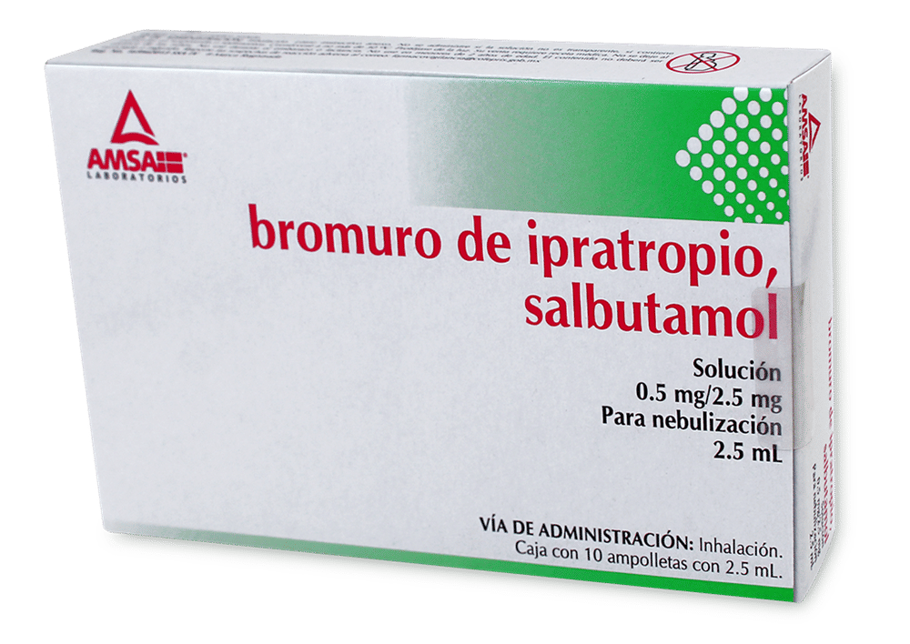 Bromuro de Ipratropio, Salbutamol