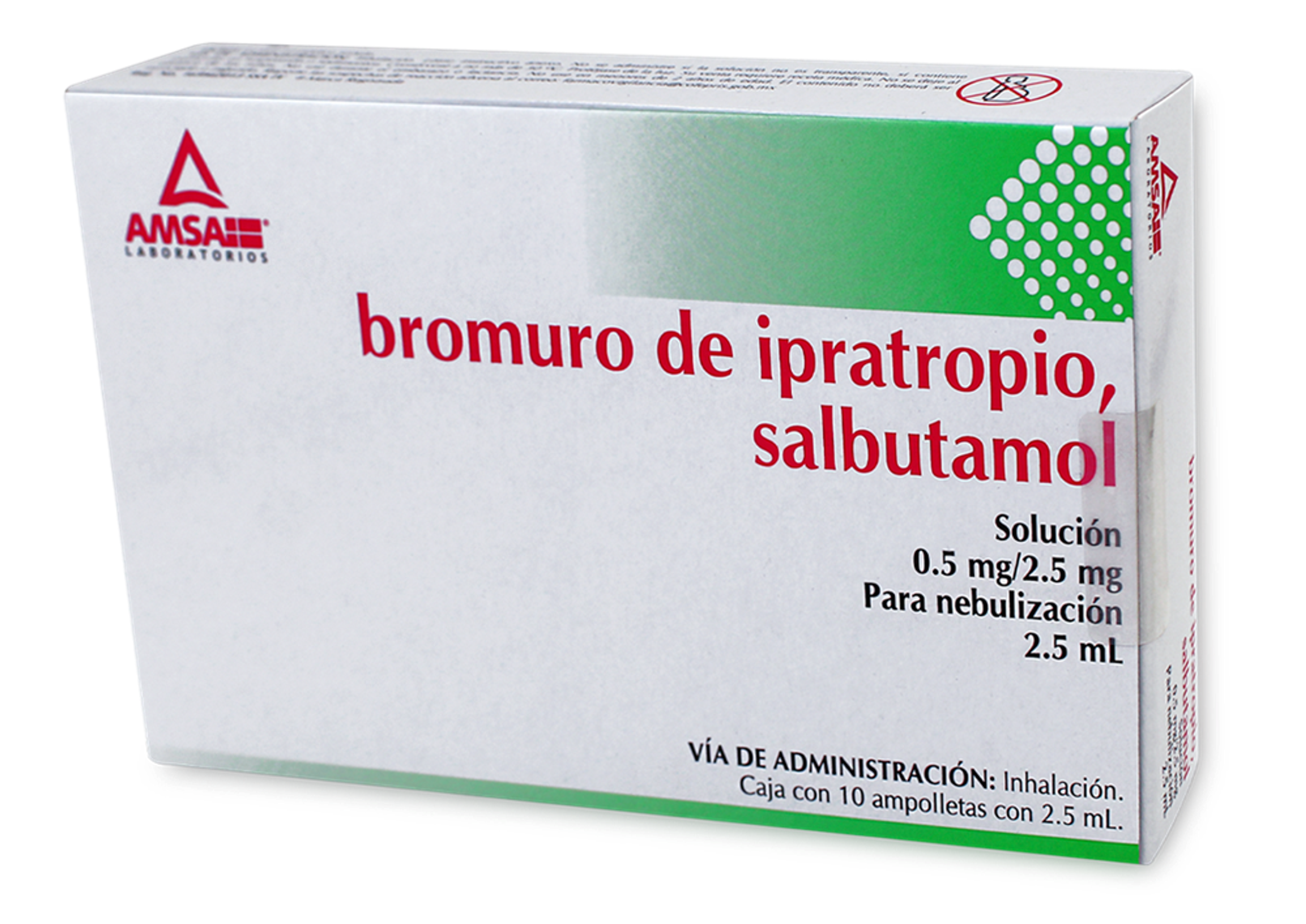 Precio de bromuro de ipratropio salbutamol