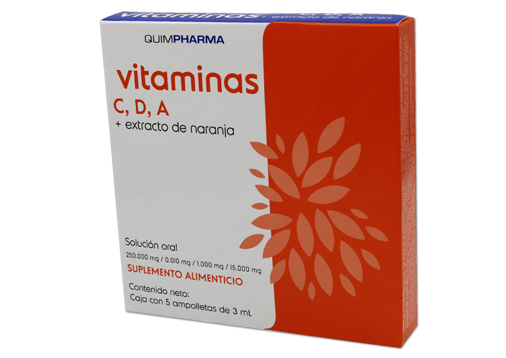 Vitaminas C, D, A