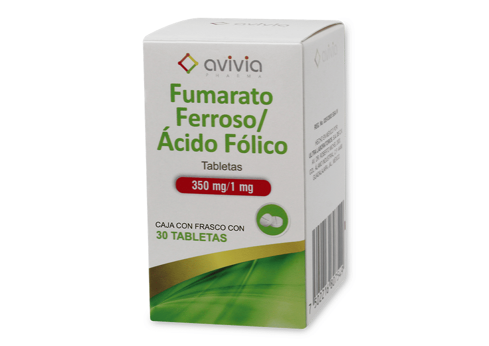 Imagen de Fumarato Ferroso/Ácido Fólico