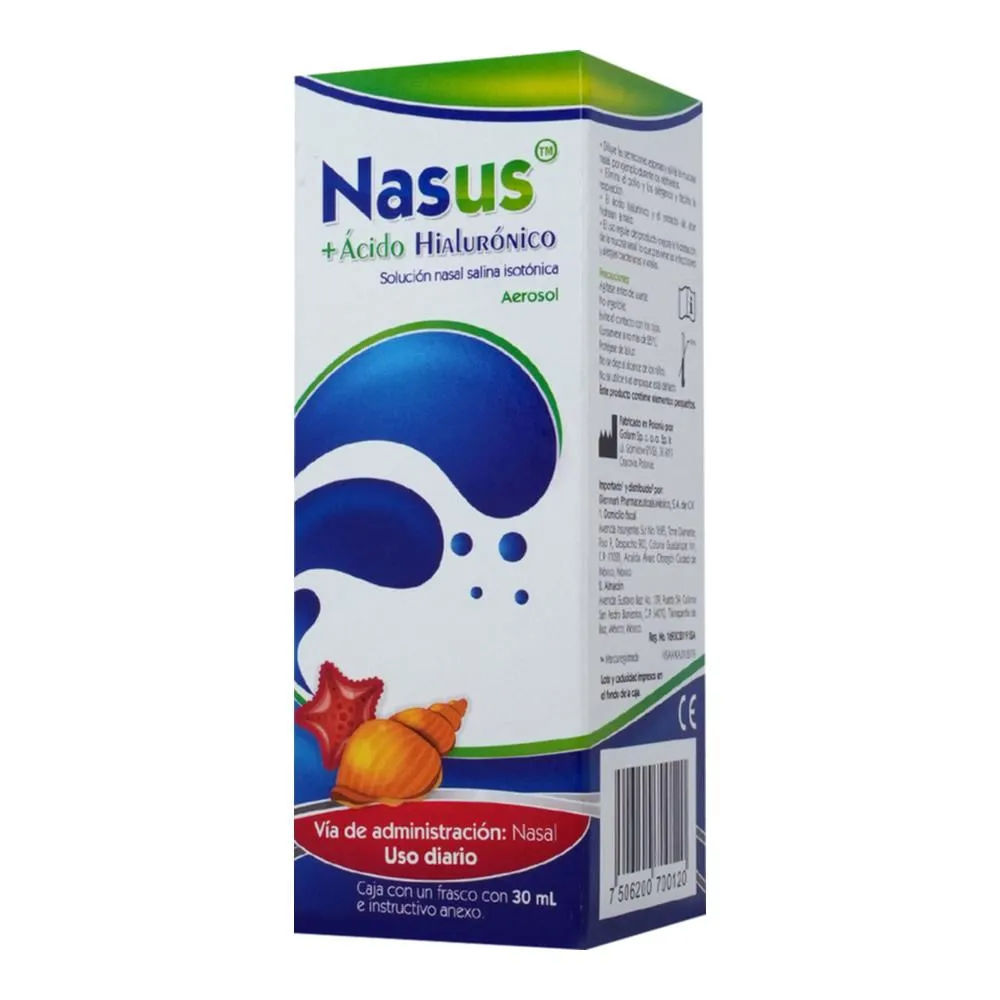 Imagen de Nasus Ácido Hialurónico 30 ml Solución Nasal