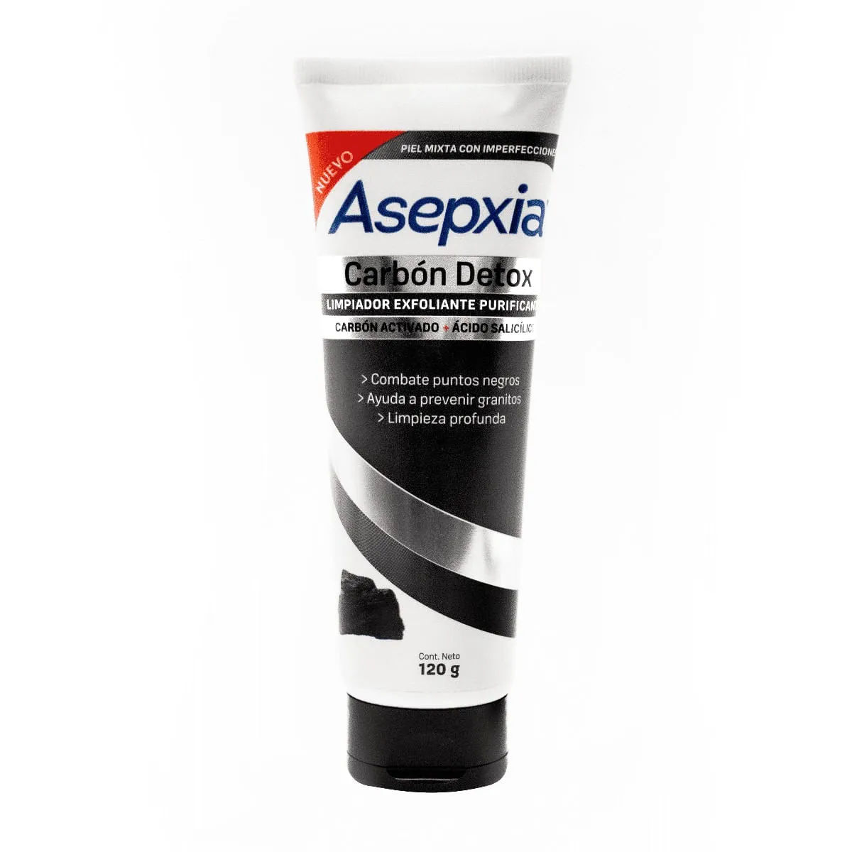 Carbón Detox Crema Exfoliante