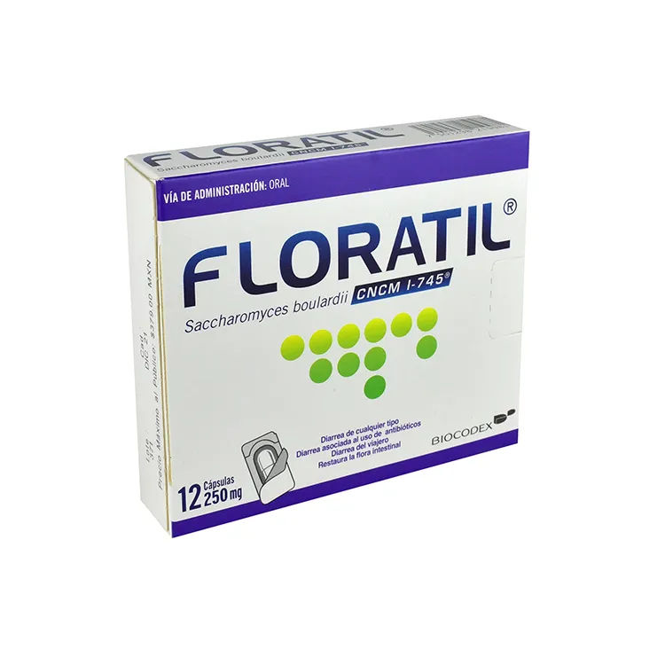 Imagen de 12 cápsulas de 250 mg