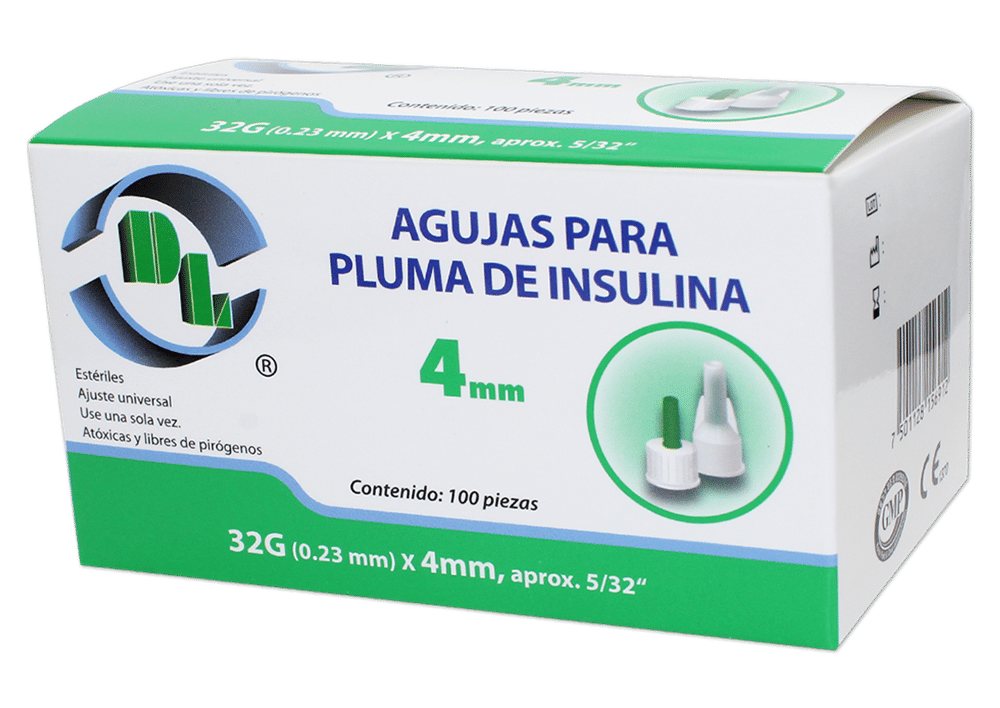 Imagen de Plum Insul Agujas para pluma 32 G x 4 mm - 100 piezas