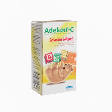 Imagen de Adekon-C Ácido Ascórbico / Colecalciferol / Retinol Gotas Orales 15 ml