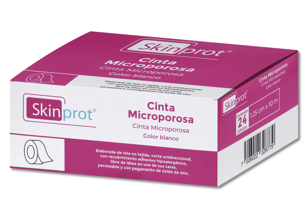 Imagen de Cinta Microporosa 1.25 cm x 10 m - Caja con 24 rollos
