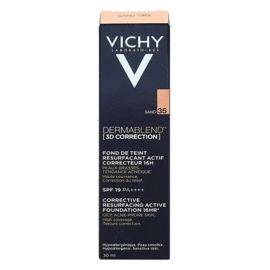 Imagen de Vichy Dermablend 3D Correction 35 Sand Maquillaje SPF 25 - Vichy